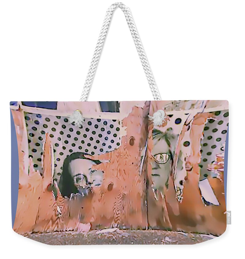 Modern Art Weekender Tote Bag featuring the photograph Family Wash by Edward Shmunes