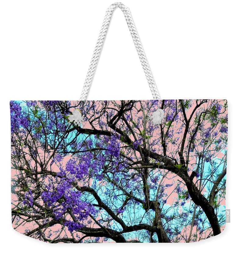 Abstract Weekender Tote Bag featuring the digital art Fantasy by T Oliver