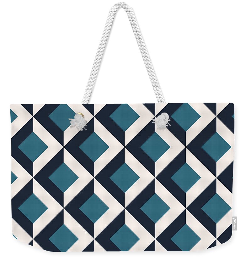 Classic,Fashionable 6pcs Geometric Pattern Tote Bag Set, Fashion
