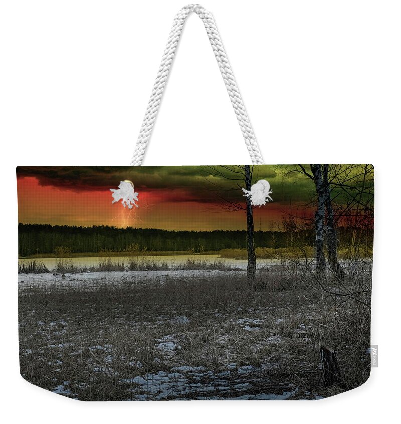 Photography Weekender Tote Bag featuring the photograph February Like A Master by Aleksandrs Drozdovs