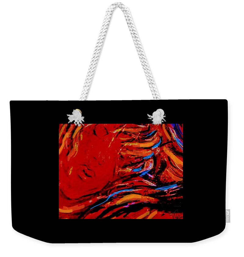 People Weekender Tote Bag featuring the painting Dream by Dawn Caravetta Fisher