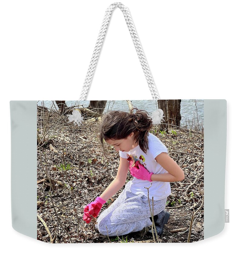 Earth Day Weekender Tote Bag featuring the photograph Feel Nature in your Heart by Paula Guttilla