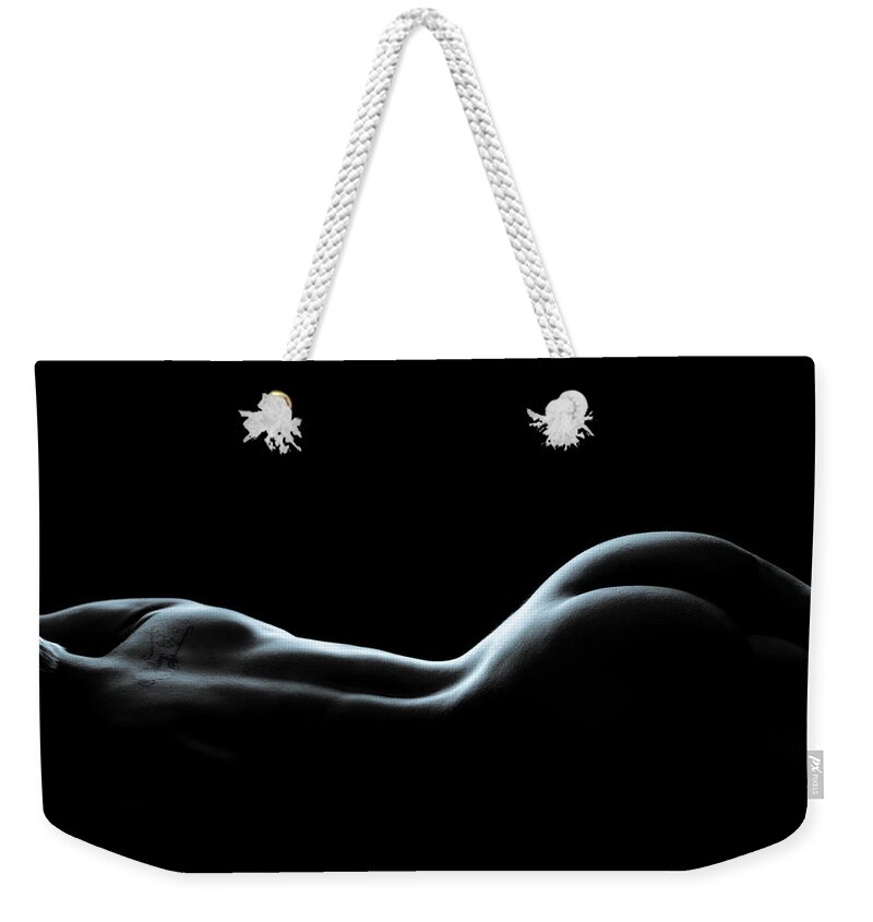 Nude Weekender Tote Bag featuring the photograph Fifty Shades by David Quinn
