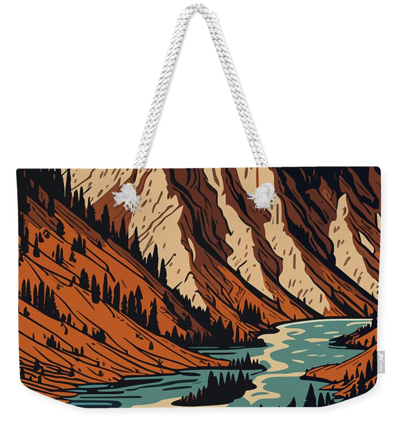 Firehole River Weekender Tote Bags