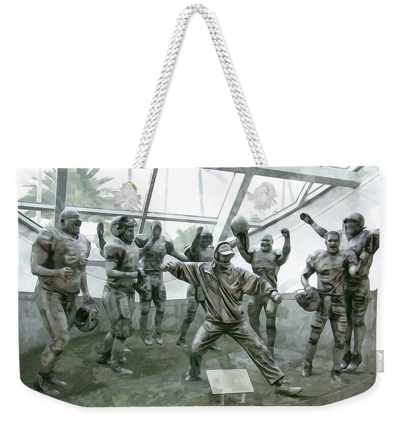 Tampa Bay Weekender Tote Bag featuring the digital art First Championship by Chauncy Holmes