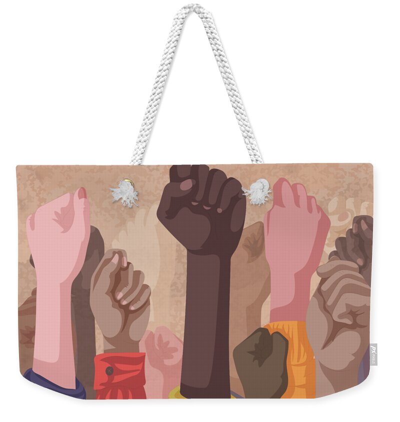 Racial Justice Weekender Tote Bags