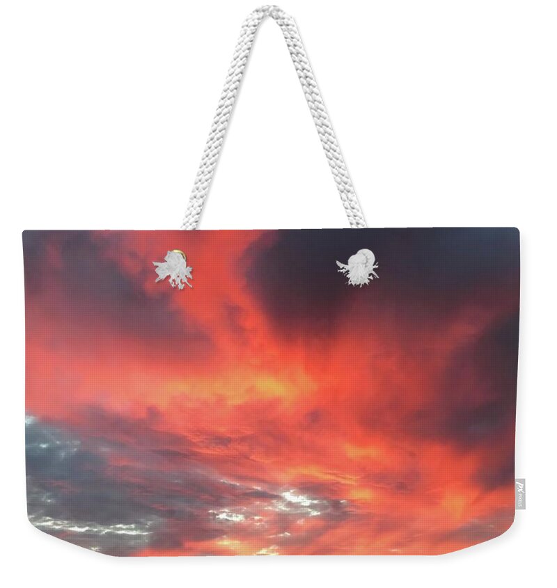 Sunsets Weekender Tote Bag featuring the photograph Fla Bb by Mary Kobet