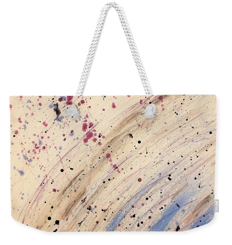  Weekender Tote Bag featuring the painting Flair by Samantha Latterner