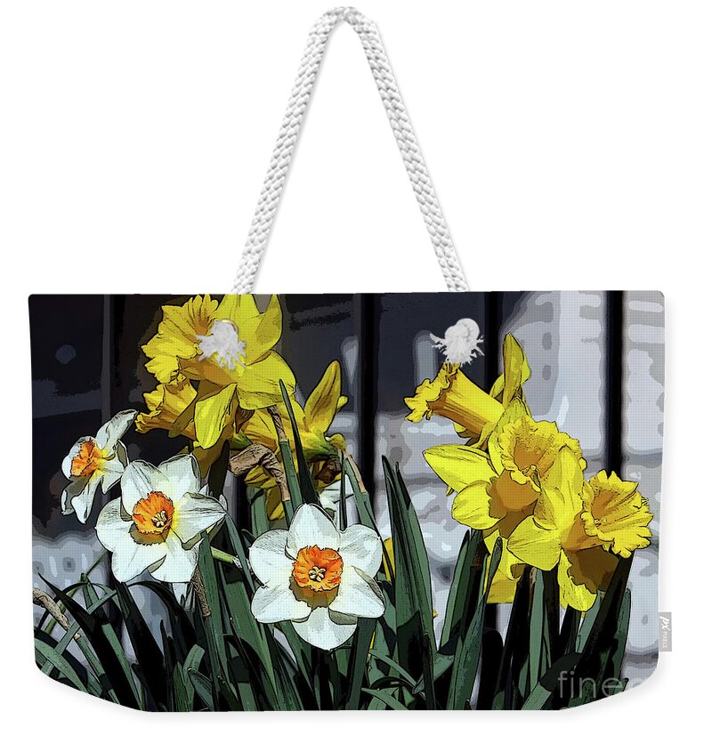 Spring Weekender Tote Bag featuring the photograph Floral Energy by Geoff Crego
