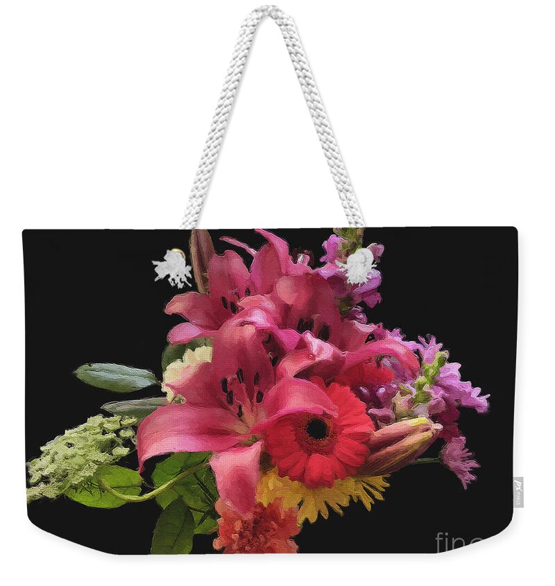 Flowers Weekender Tote Bag featuring the photograph Floral Profusion by Brian Watt