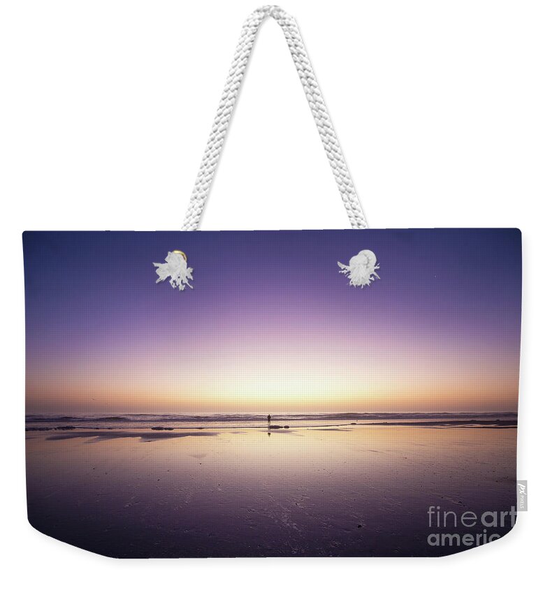 Dawn Weekender Tote Bag featuring the photograph Flow by Becqi Sherman