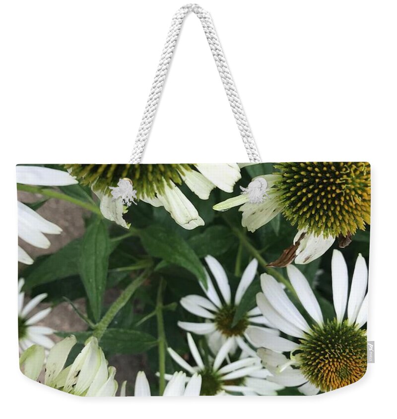 Flowers Weekender Tote Bag featuring the photograph Flower balls by Jean Wolfrum