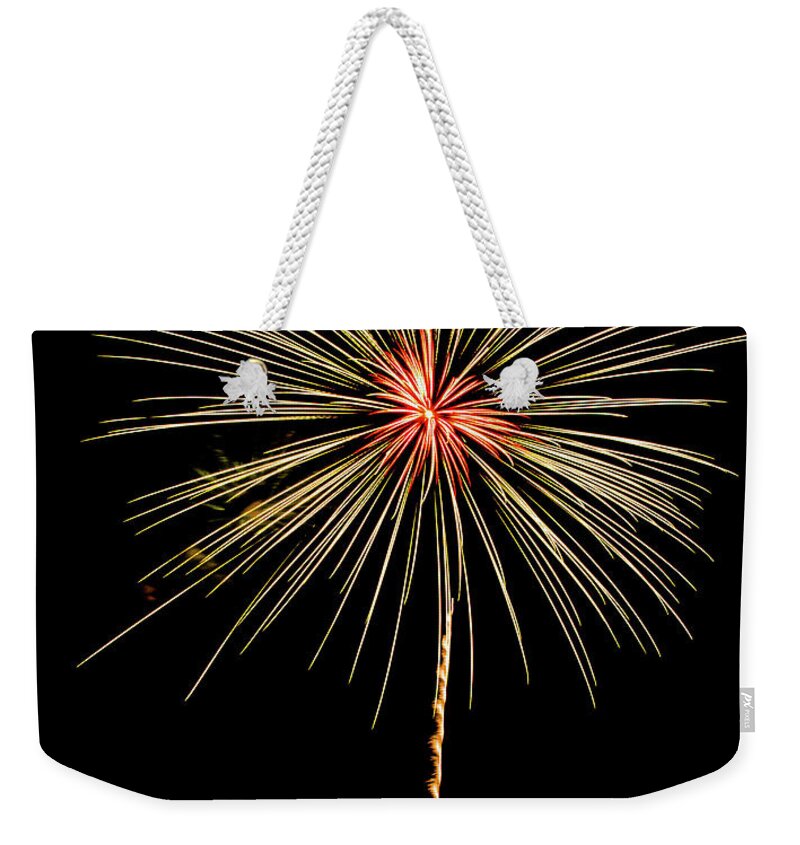 Firework Weekender Tote Bag featuring the photograph Flower Explosion  by Kevin Lane