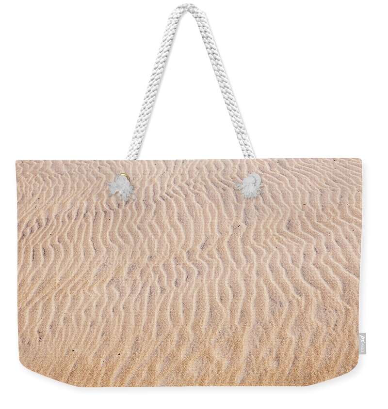 Beach Weekender Tote Bag featuring the photograph Flowing Sand by Rose Guinther