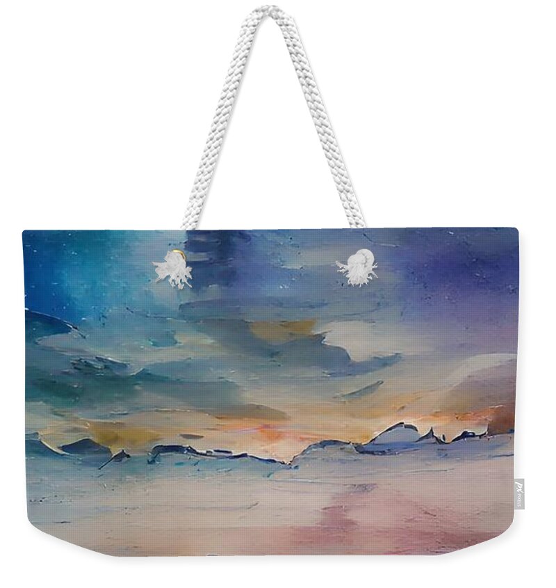  Weekender Tote Bag featuring the digital art Fly By sky by Rod Turner