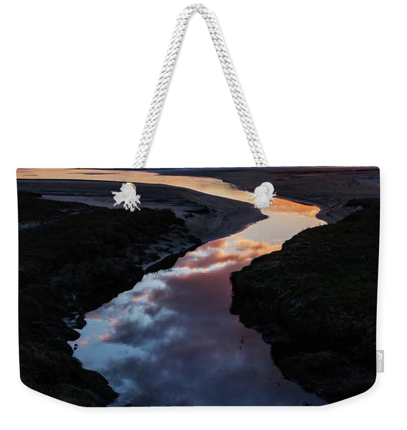 Donegal Weekender Tote Bag featuring the photograph Follow The Light - Sheephaven Bay, Donegal by John Soffe
