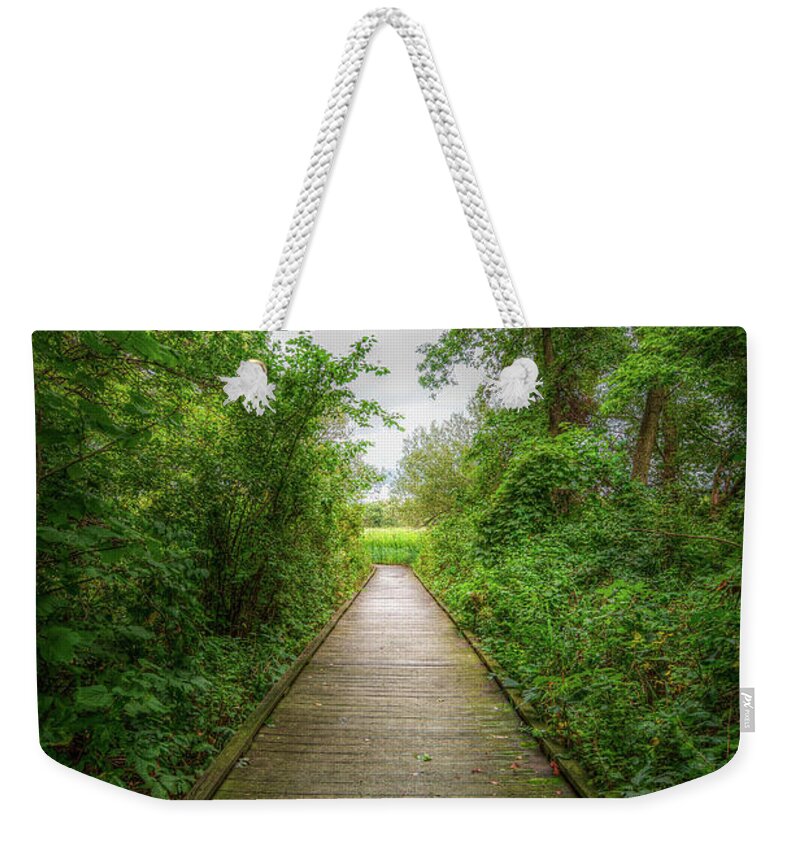 Path Weekender Tote Bag featuring the photograph Follow Your Path by Brad Bellisle