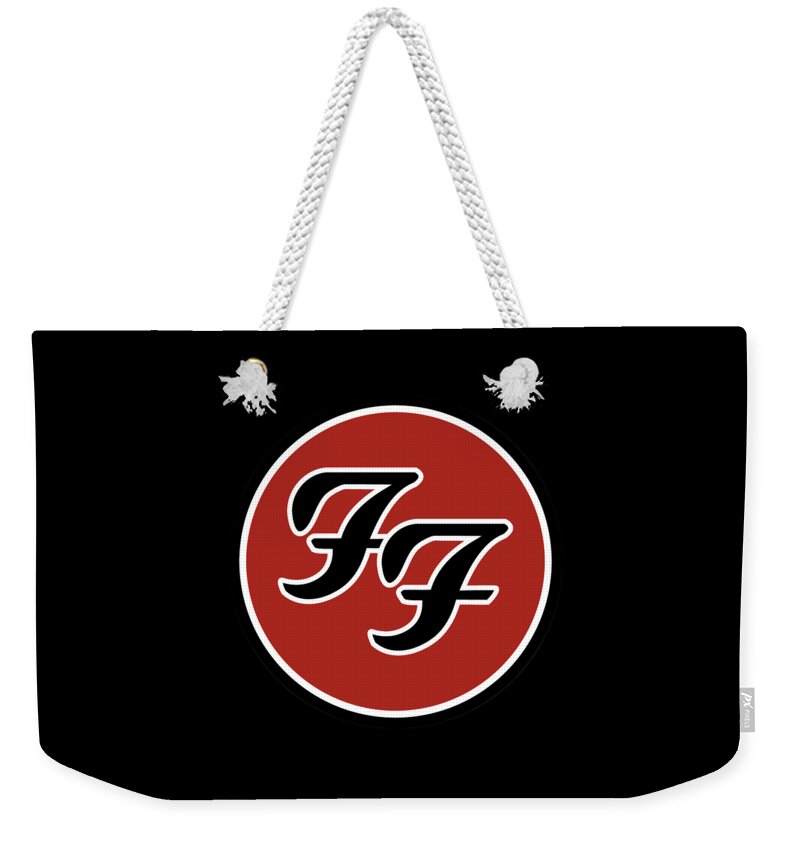 Foo Fighters Weekender Tote Bag featuring the digital art Foo Fighters by Johnson Edna