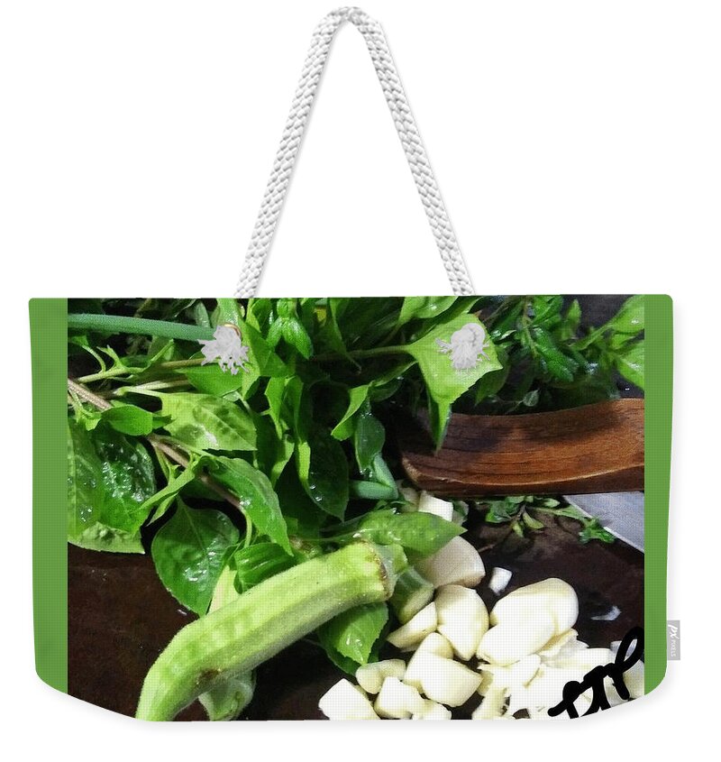 Food Weekender Tote Bag featuring the photograph Food is Medicine by Esoteric Gardens KN