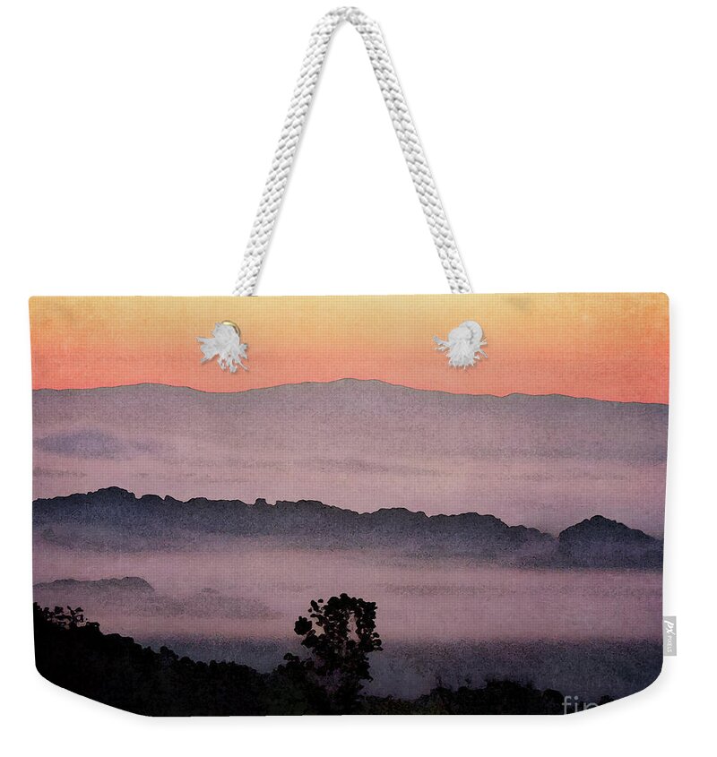 Tennessee Weekender Tote Bag featuring the photograph Foothills of the Smoky Mountains by Phil Perkins
