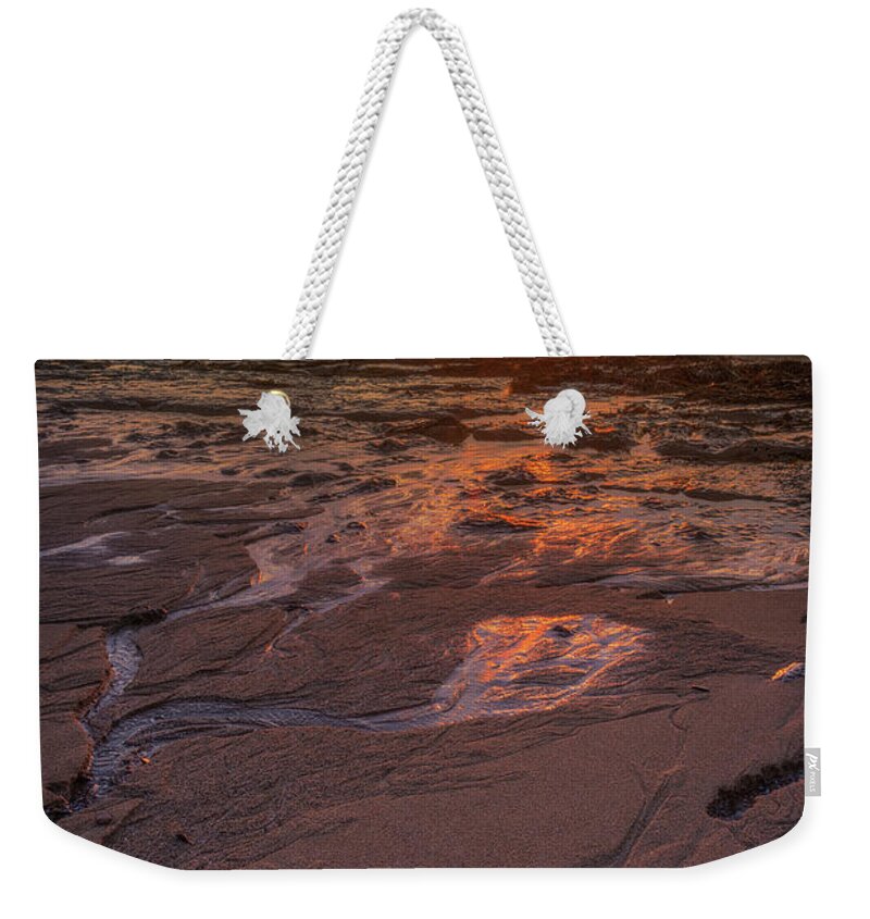 Color Weekender Tote Bag featuring the photograph For Now by Laura Macky