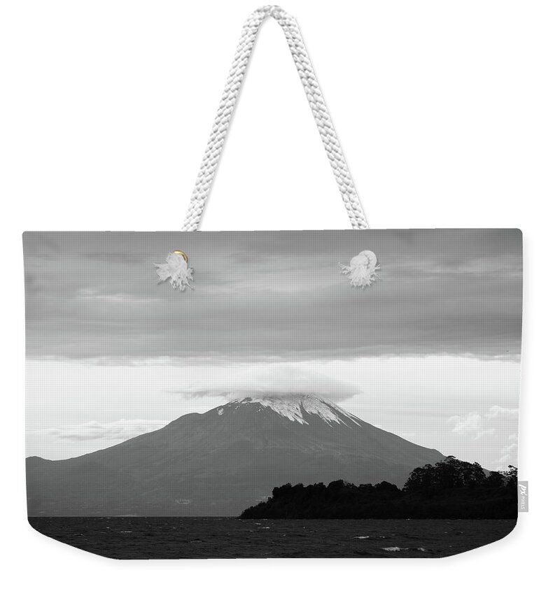 Osorno Weekender Tote Bag featuring the photograph Forces of Nature by Josu Ozkaritz