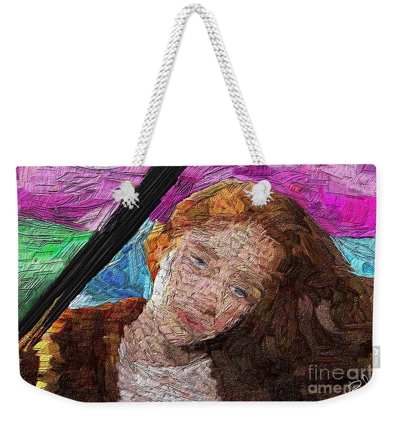 Color Weekender Tote Bag featuring the digital art Forever Young by Donald Pavlica