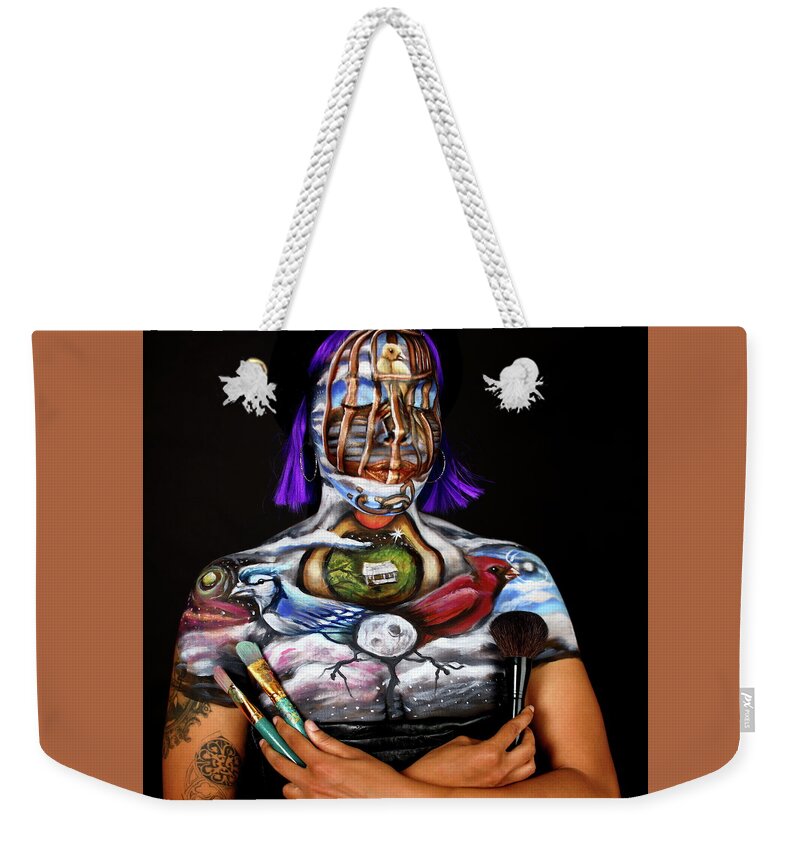 Freebird Weekender Tote Bag featuring the photograph Free Bird 2 by Cully Firmin