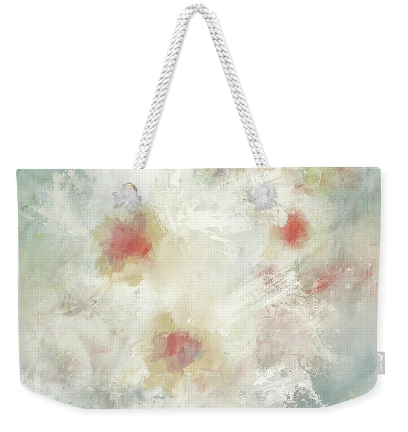 Abstract Weekender Tote Bag featuring the painting Fresh by Jai Johnson