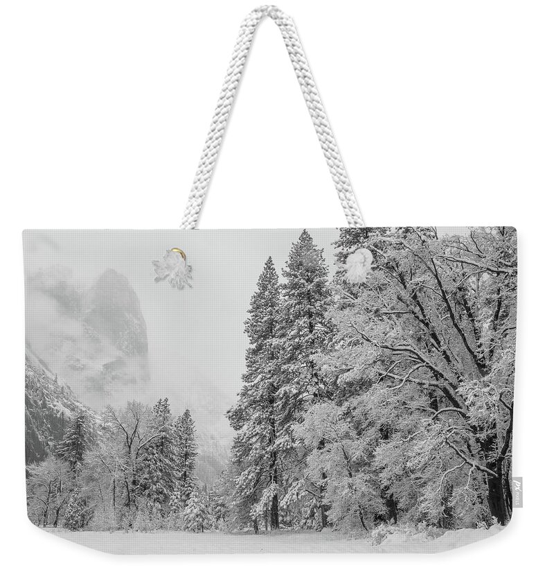 Landscape Weekender Tote Bag featuring the photograph Frigid by Jonathan Nguyen