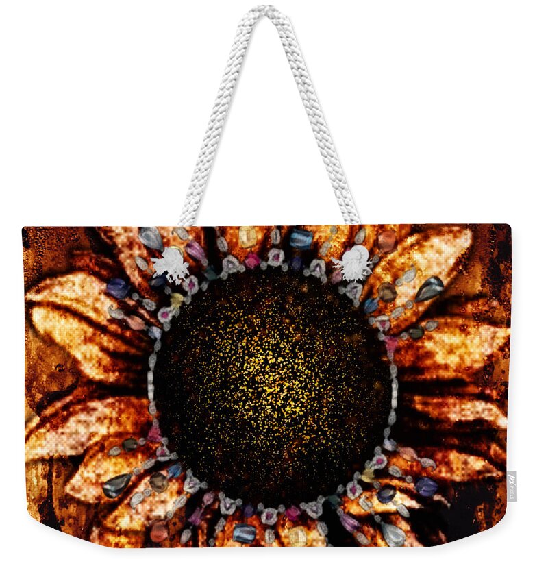 Abstract Art Weekender Tote Bag featuring the mixed media From Mud by Canessa Thomas