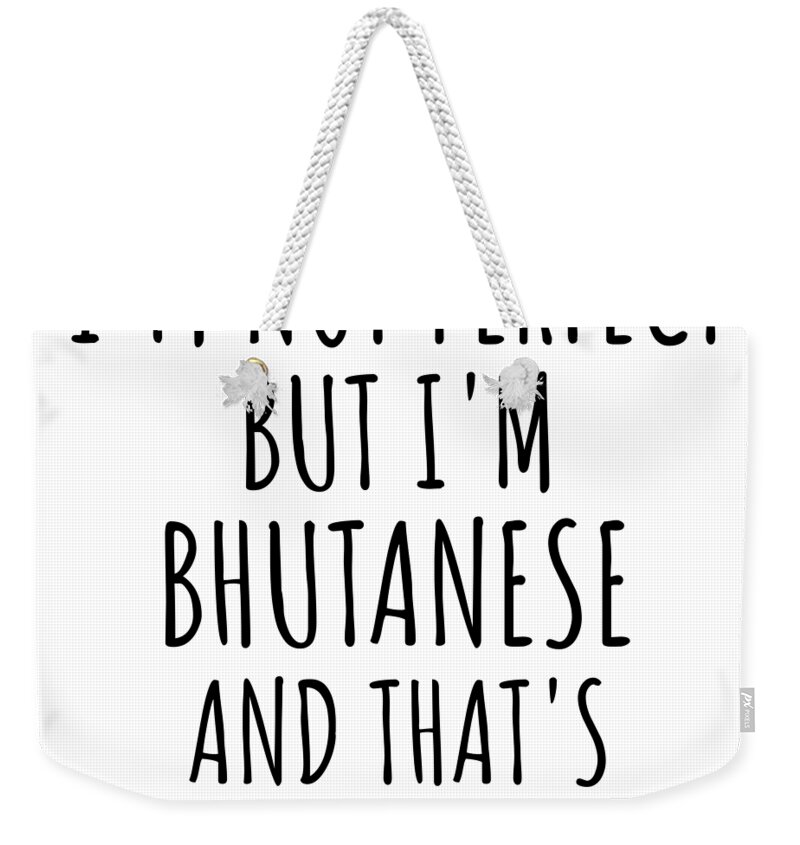 Bhutan Weekender Tote Bags