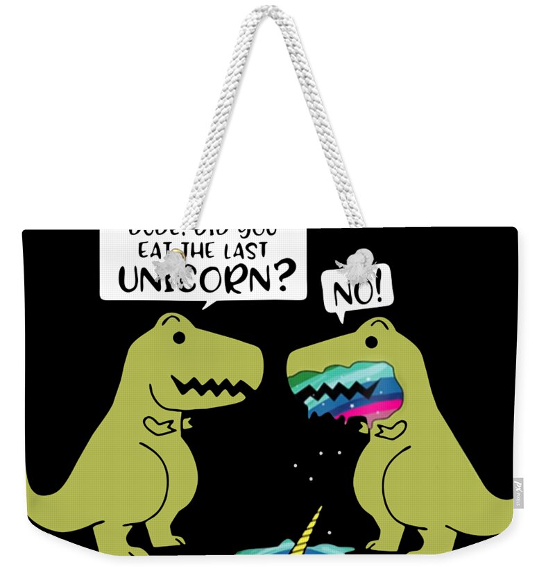 Funny Did You Eat The Last Unicorn Dinosaur Sticker by Kimberly