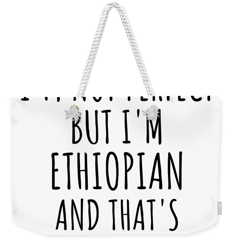 Ethiopian Weekender Tote Bags