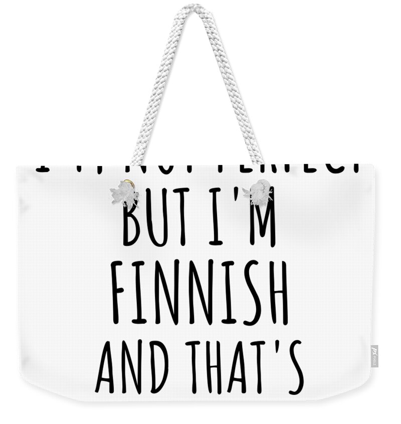 Finland Weekender Tote Bags