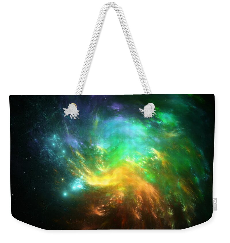 Art Weekender Tote Bag featuring the digital art Funny How Time Slips Away by Jeff Iverson