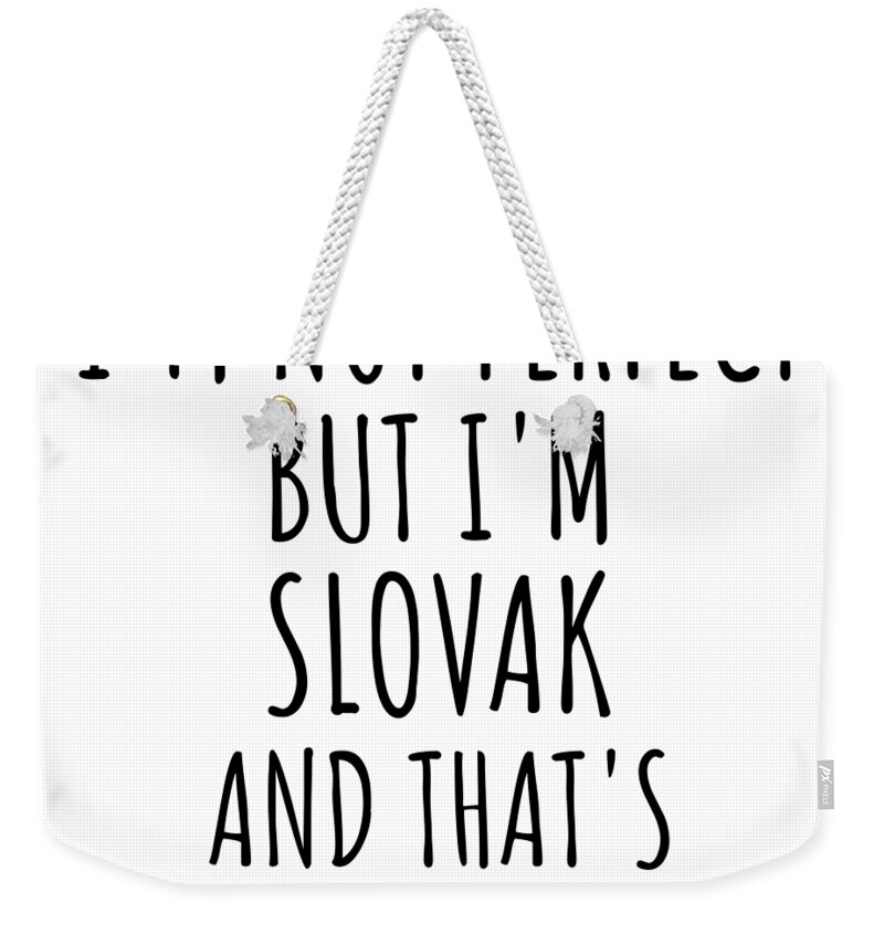 Slovak Weekender Tote Bags
