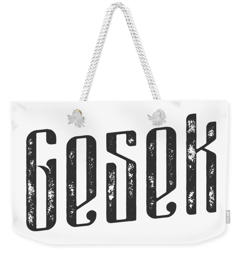Gesek Weekender Tote Bag featuring the digital art Gesek by TintoDesigns