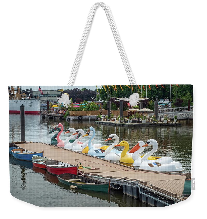 Philadelphia Weekender Tote Bag featuring the photograph Get Your Ducks In A Row by Kristia Adams