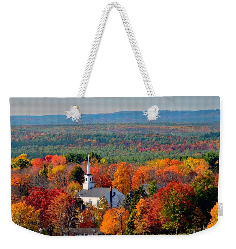 Gibbet Hill Weekender Tote Bag featuring the photograph Gibbet Hill by Monika Salvan
