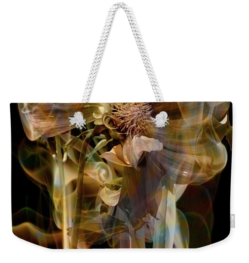 Dahlia Weekender Tote Bag featuring the photograph Given Natures by Cynthia Dickinson