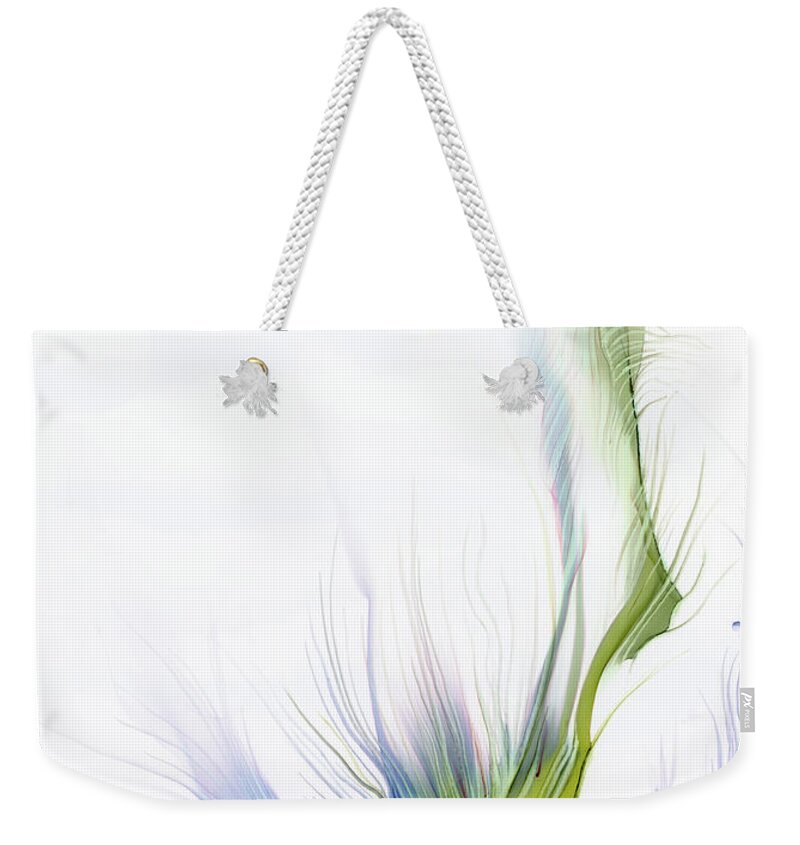 Alcohol Weekender Tote Bag featuring the painting Gloriously Delicate by KC Pollak