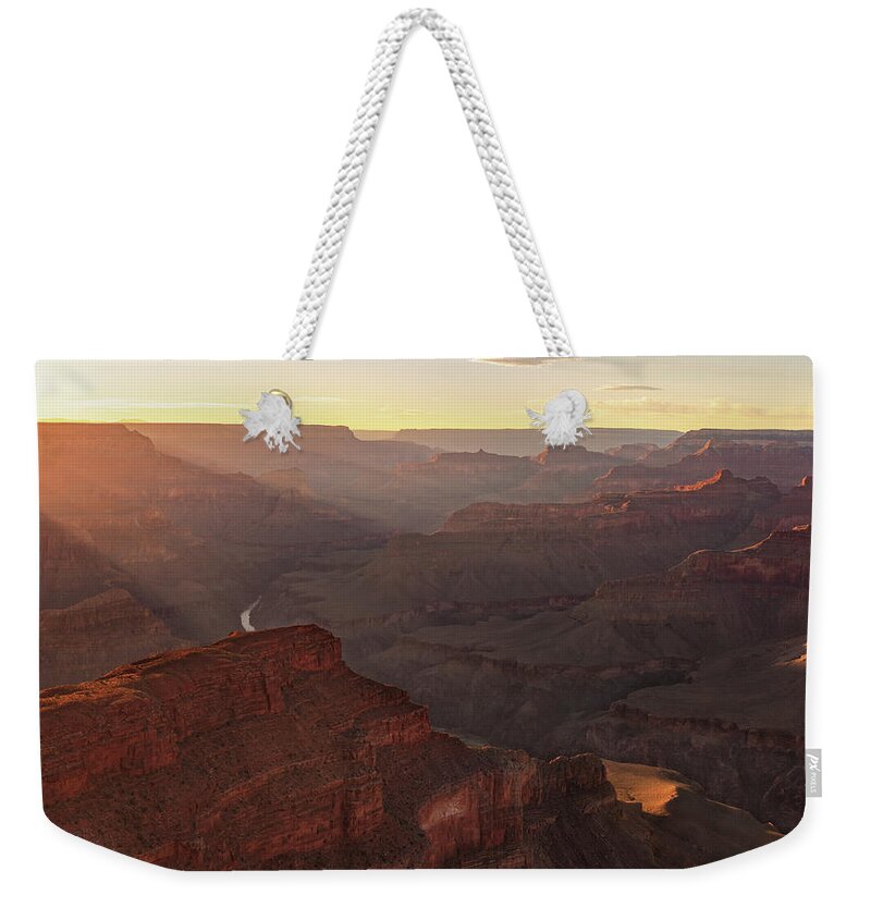Colorado River Weekender Tote Bag featuring the photograph Glorious Light by Rick Furmanek