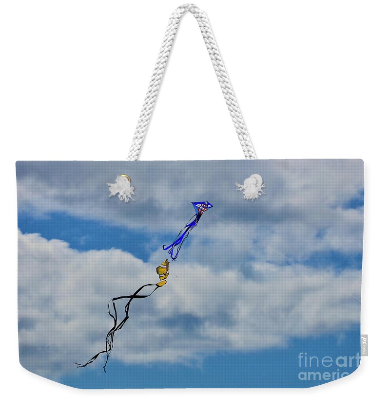 Clouds Weekender Tote Bag featuring the photograph Go Fly a Kite by Craig Wood