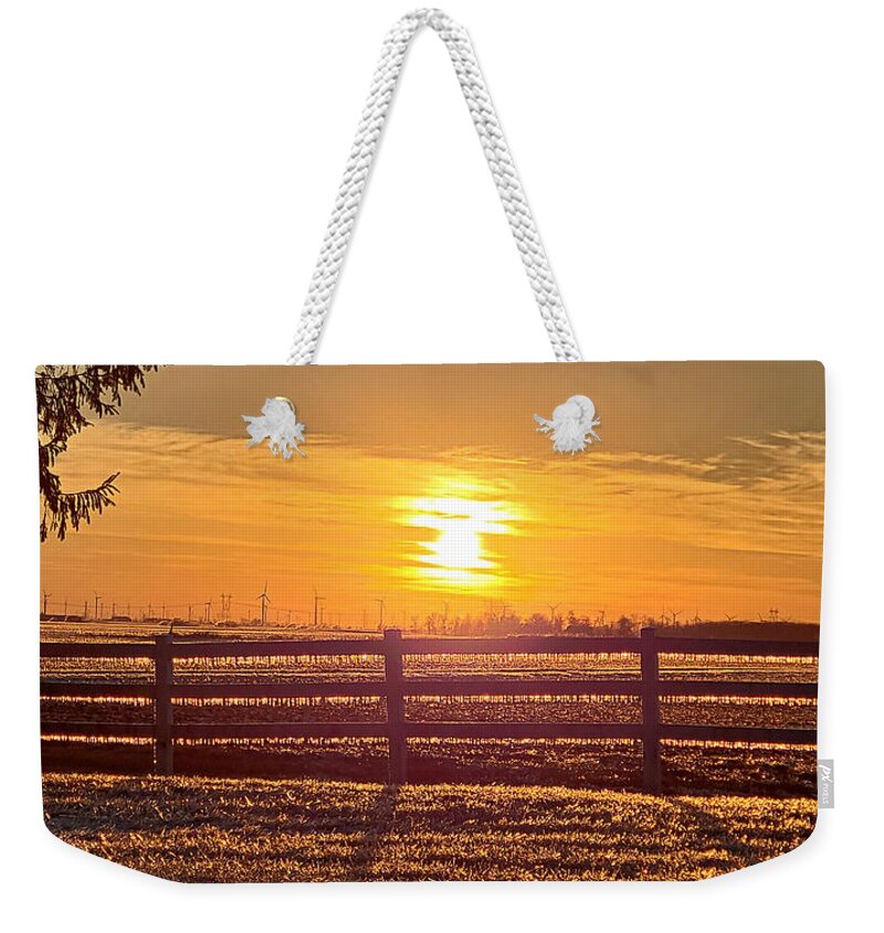 Angel Weekender Tote Bag featuring the photograph God's Angelic Stage by Kurt Keller