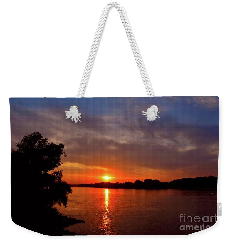 Harmony Weekender Tote Bag featuring the photograph Golden Eye of Sunlight II by Leonida Arte