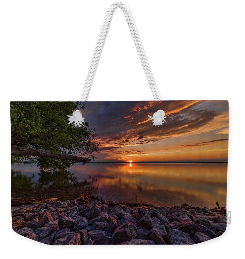 Higgins Lake Weekender Tote Bag featuring the photograph Good Morning by Joe Holley