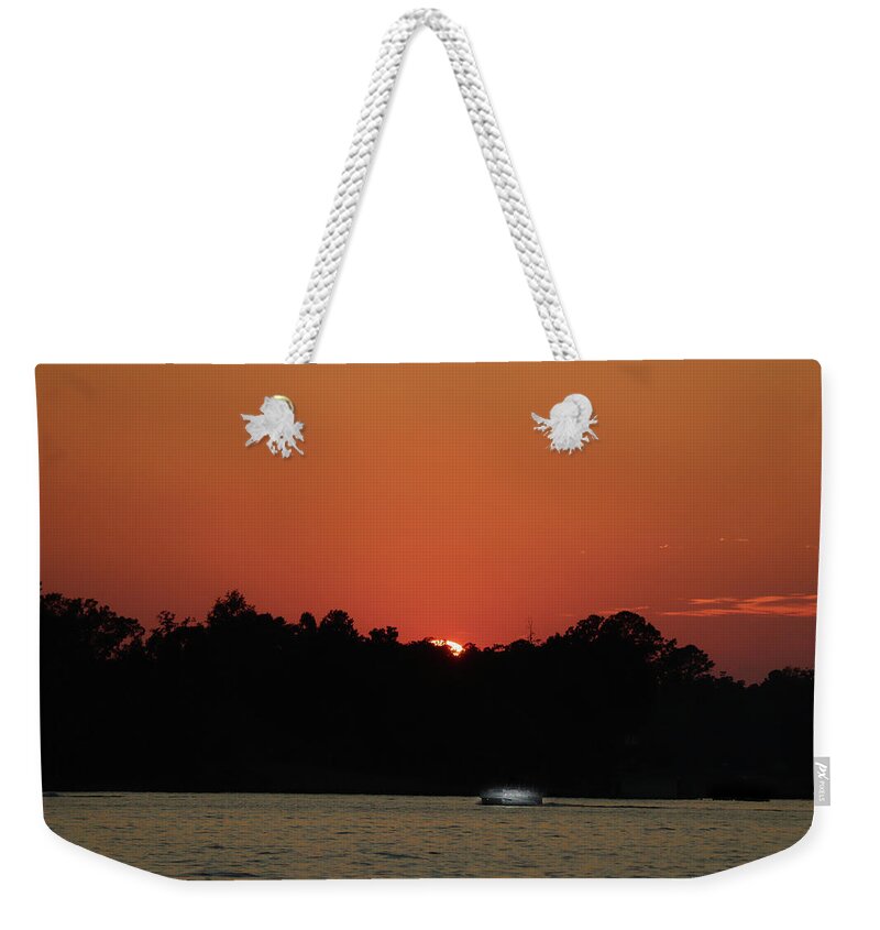 Sun Weekender Tote Bag featuring the photograph Good Nights by Ed Williams