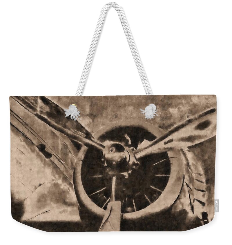 Gooney Bird Weekender Tote Bag featuring the mixed media Gooney Bird by Christopher Reed
