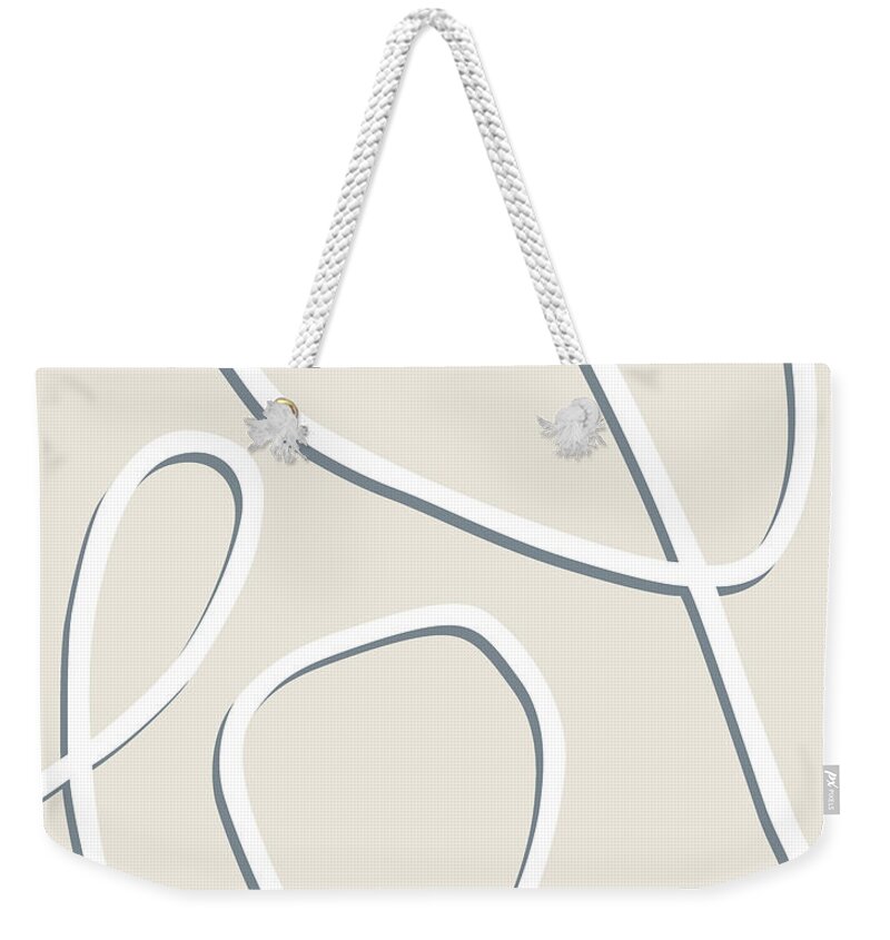 Duck Duck Weekender Tote Bag featuring the painting Goose by Nikita Coulombe